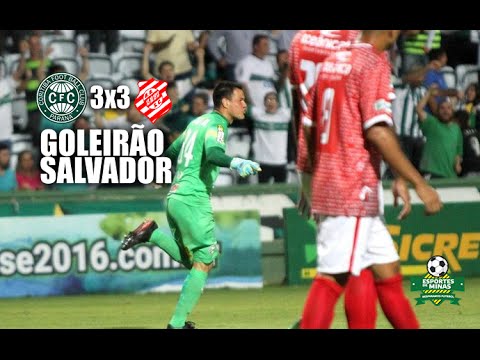 CORITIBA 3X3 RIO BRANCO-PR - GOLS - Paranaense 2016