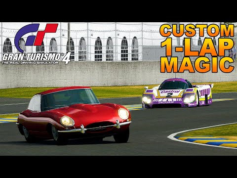 Custom 1 Lap Magic: Jaguar @ La Sarthe | Gran Turismo 4 | 4K60 PCSX2