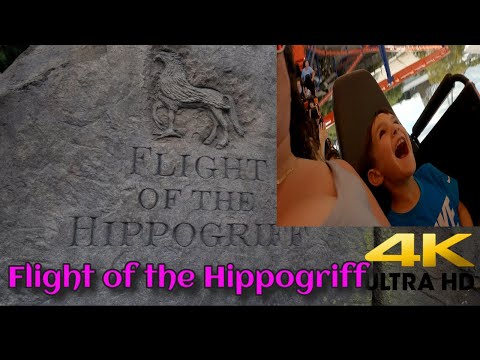 flight of the hippogriff - flight of the hippogriff 4k pov | universal Islands of Adventure!