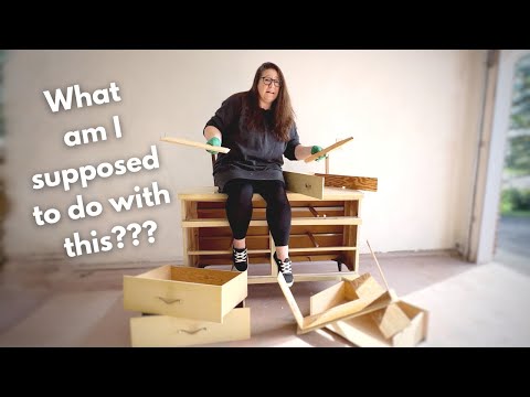 I’m DECONSTRUCTING this TRASHED DRESSER for parts! (and making a whole new piece of furniture)