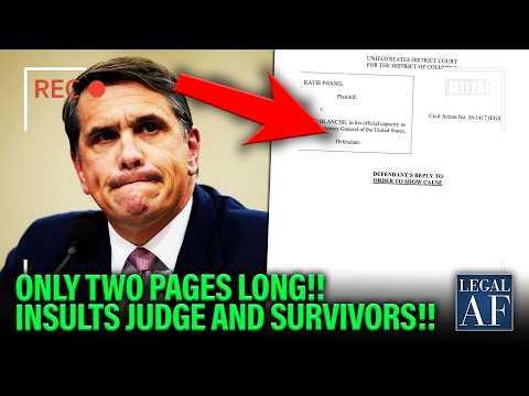 Blanche BLOWS IT as He INSULTS Judge, Survivors, & Katie Phang in 2 Page Contempt Filing!!!