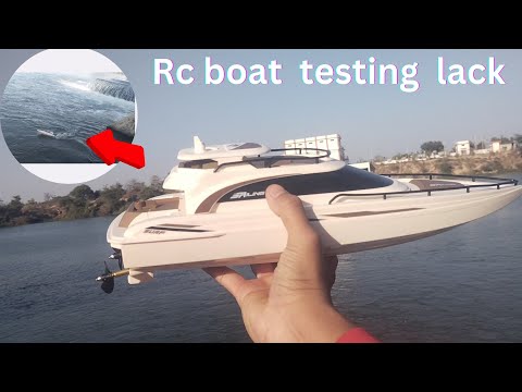 Remote control boat testing video | rc boat | boat | rc fastest boat | Lack review @TimothiMaker