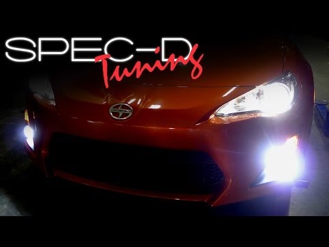 SPECDTUNING INSTALLATION VIDEO: 2013 SCION FR-S FOG LIGHTS