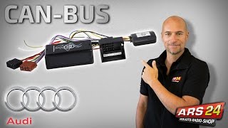 CAN-Bus Adapter zur Installation von Autoradios im Audi-Aktivsystem