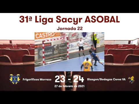 31ª Liga Sacyr ASOBAL J22: Frigoríficos Morrazo - Blasgon/Bodegas Ceres VA 23-24