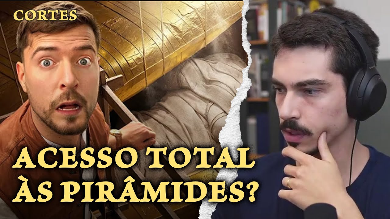 O vídeo do Mr. Beast nas pirâmides me surpreendeu...