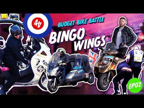 BINGO WINGS | Budget Bike Battle of Britain | EP02
