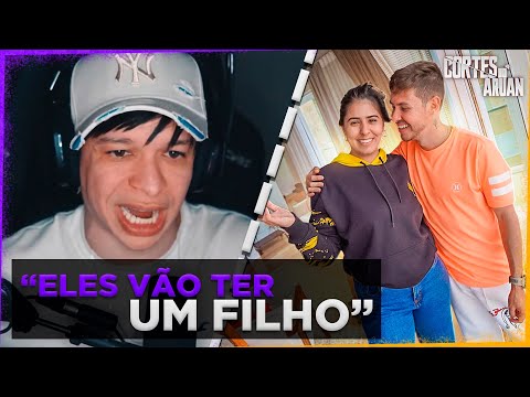 ARUAN REAGE A O RENAN ALUGOU UMA CASA PRA GENTE EM GRAMADO 😍 (DANI NOBREGA) - Cortes do Aruan