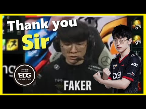 Scout gives Faker a free Ride to kill his Teammate