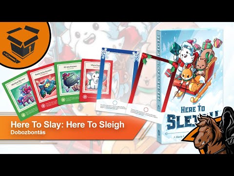 UNBOXING: Here To Slay: Here To Sleigh Expansion Pack - Szellemlovas