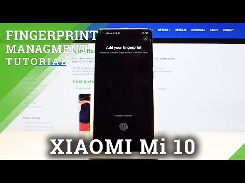 How to Setup Fingerprint in XIAOMI Mi 10 – Fingerprint Protection