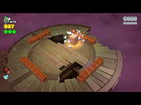 Super Mario 3D World (Switch) 6-2 Speedrun - Time: 21 (Former WR)