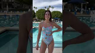 Sporti x Alex Walsh Pool Party Robyn Micro Back One Piece Swimsuit (26-40) | SwimOutlet.com