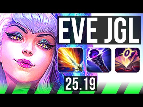 EVELYNN vs DR. MUNDO (JGL) | 14/0/5, Legendary, Rank 7 Eve | TR Challenger | 25.19