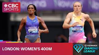 Convincing win in the women’s 400m at the Diamond League meet in London #athletics #diamondleague