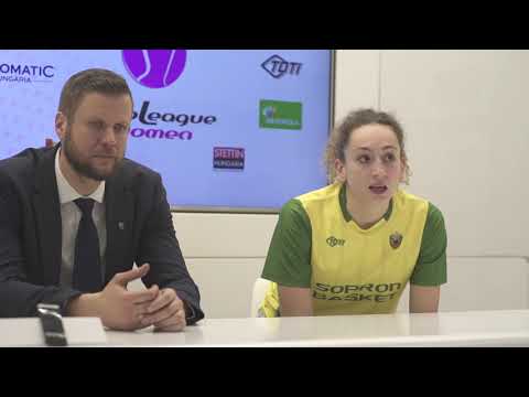 2019.12.12. Sopron Basket - Famila Schio, Aleksandra Crvendakic értékel