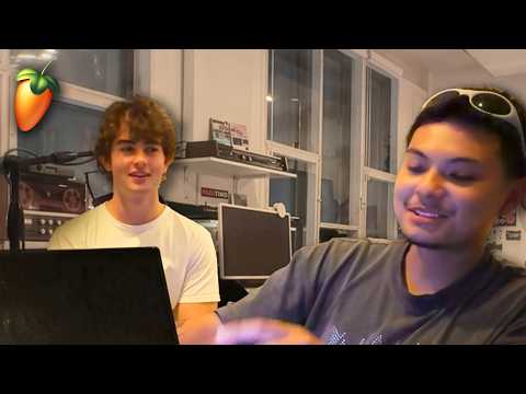 making beats with Ian