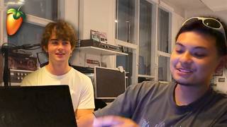 making beats with Ian