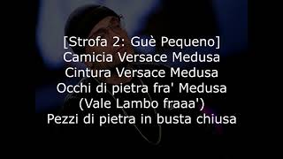 Vale Lambo - Medusa RMX ft. Guè Pequeno (TESTO)