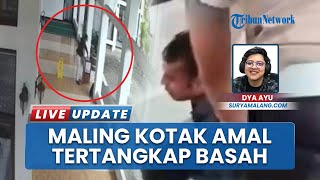 Mahasiswa Nyaris Diamuk Warga saat Congkel Kotak Amal Masjid Putih Kota Batu, Kena Bogem Mentah