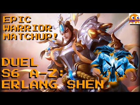 SMITE Season 6 Duel A-Z: ERLANG SHEN | AN AWESOME TOP TIER WARRIOR MATCHUP!