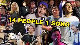 14 People 1 Song! (Jimmy Eat World &quot;The Middle&quot; Cover)