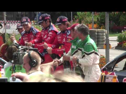 WRC Rally Germany 2008 Victory ceremony