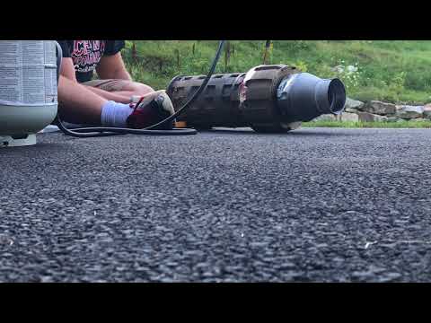 3D Printed Axial Jet Engine test #3