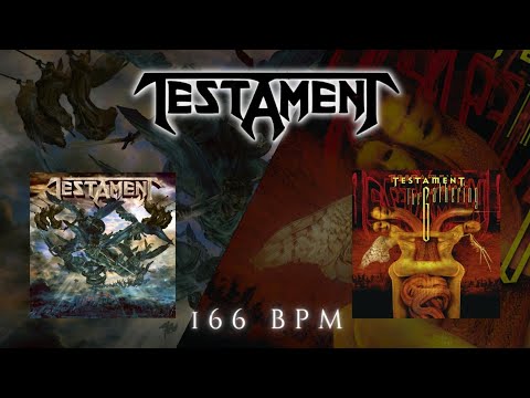 Testament (1990's/2000's era) Styled Drum Track 166 BPM | FREE DOWNLOAD