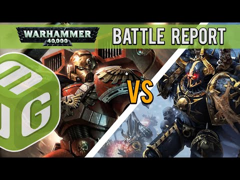 NEW Blood Angels vs Black Legion Warhammer 40k Battle Report Ep 1