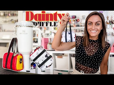 The Miniature Gym Bag! The Dainty Duffle Can Accessorize Any Bag - Even A Water Bottle!