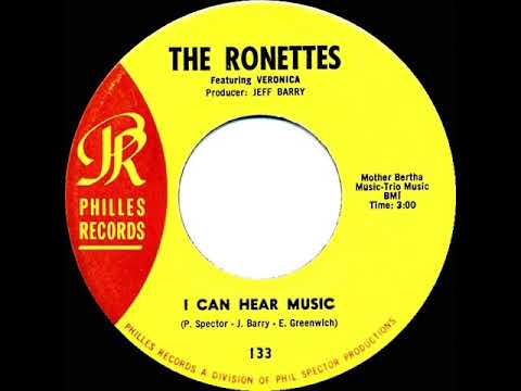 1st RECORDING OF: I Can Hear Music - Ronettes (1966)