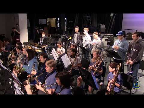 Ligon Jazz Band performs Jive at Five on 3/10/2019