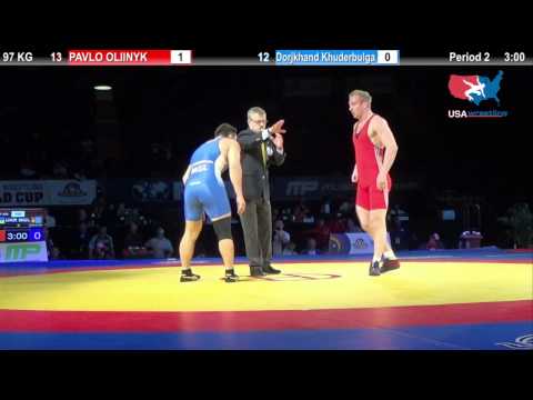 97 KG Pavlo Oliinyk Ukraine vs Dorjkhand Khunderbulga Mongolia