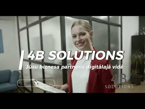 Video reklāma 4B SOLUTIONS