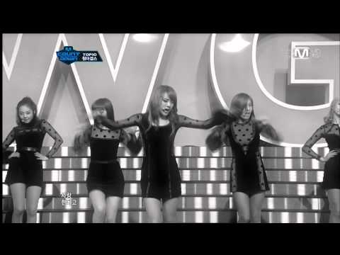 111117【Mnet M!Countdown】Wonder girls - G.N.O. + Be My Baby