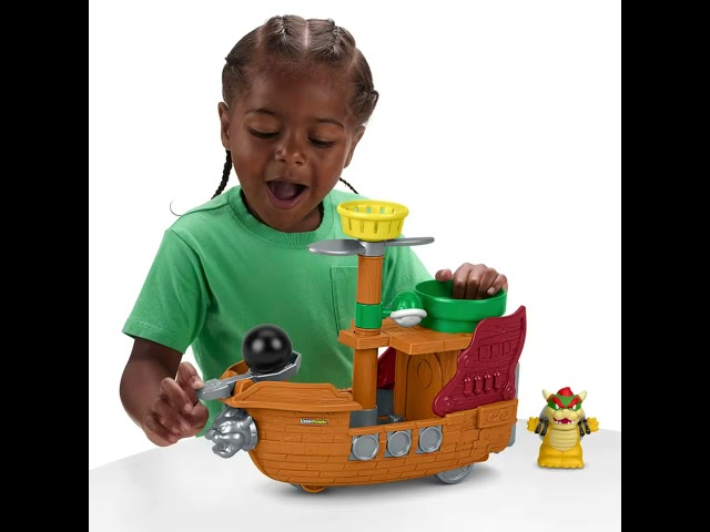 Vídeo relacionado con Fisher-Price Little People Conjunto de Juego Aventura con My Mario, Juguete con Sonidos Musicales y Figuras para niños y niñas de Preescolar a Partir de 18 Meses, JHG61