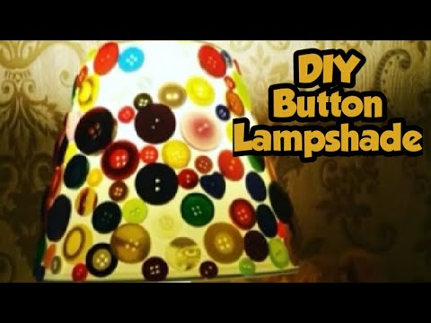 DIY Button Lampshade for kids