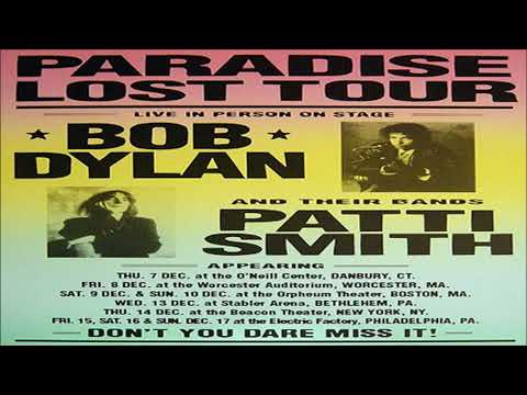 Bob Dylan 1995 Paradise Lost Tour - Bethlehem PA, USA 13th December 1995
