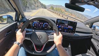 [Winding Road] 2025 Volkswagen GTI Autobahn - POV Test Drive (Binaural Audio)