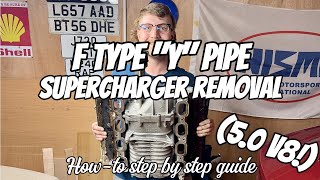 How To: Remove the Supercharger on a 5.0 V8 Jaguar F Type and the Coolant Y Pipe (Part 1)