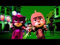 PJ Masks Funny Colors Green Catboy Episode 1 Kids Videos