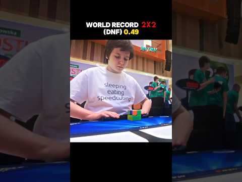 Tymon world Record fail 😥😓#shorts #rubikscube