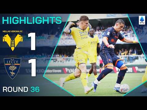 VERONA-LECCE 1-1 | HIGHLIGHTS | Points Shared in Relegation Battle | Serie A 2024/25
