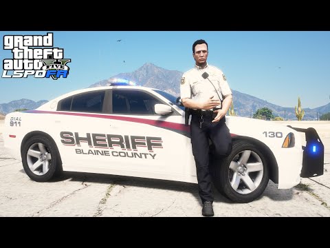 GTA 5 LSPDFR - Blaine County Sheriff  - Night Patrol ( #LSPDFR ) NVE