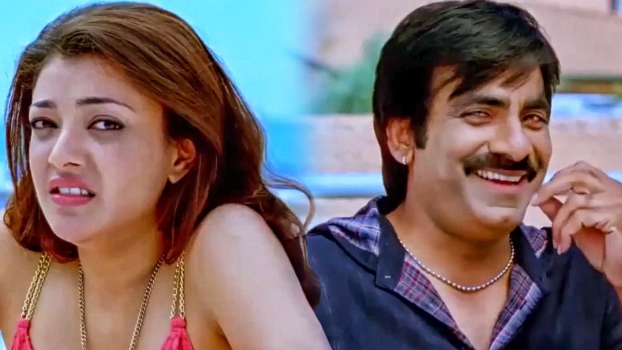 Kajal Aggarwal के नाटक करने पे Ravi Teja उसमें जोर जोर से हस रहा है | Ravi T