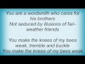 Alanis Morissette - Knees Of My Bees Lyrics