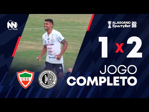 CSE 1 X 2 ASA - CLÁSSICO DO INTERIOR AO VIVO - 25/01/26 | ALAGOANO 2026 | #LIVE
