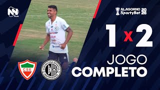 CSE 1 X 2 ASA - CLÁSSICO DO INTERIOR AO VIVO - 25/01/26 | ALAGOANO 2026 | #LIVE