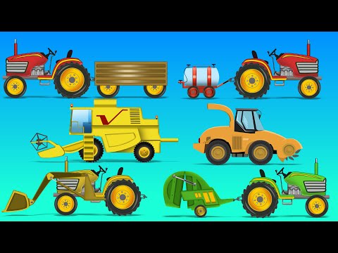 Farm Vehicles | Baby Videos | Learn Vehicles name
